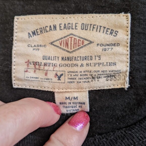 American Eagle Outfitters Black Long Sleeve Tee - Picture 5 of 10